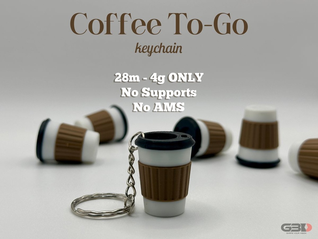 Porte-clés Gobelet de Café - 2