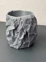 Cache-pot effet papier froissé - 2