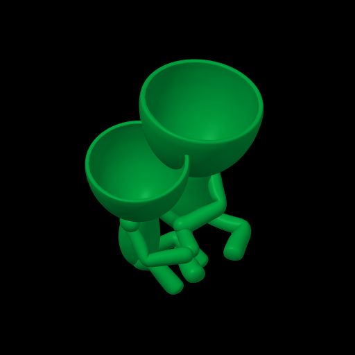 Cache-pot Mère et Enfant - 2