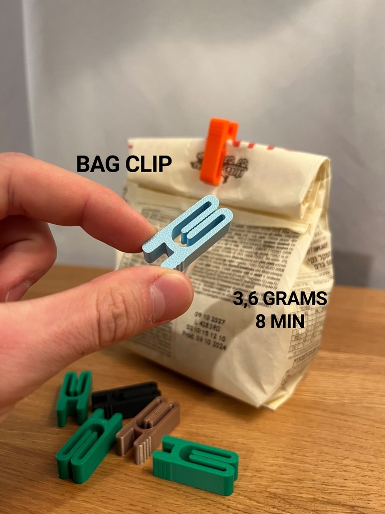 Mini-pince à sachet alimentaire - 1