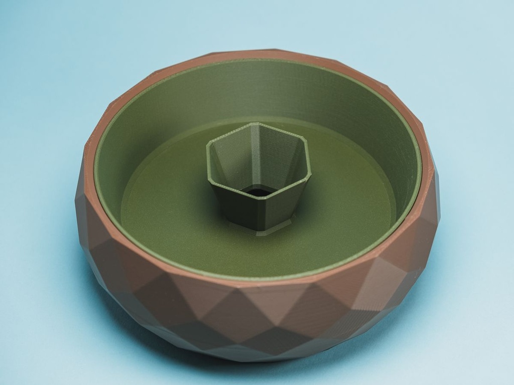 Bol à coques style low poly - 2