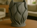 Vase organiseur feuille déco
