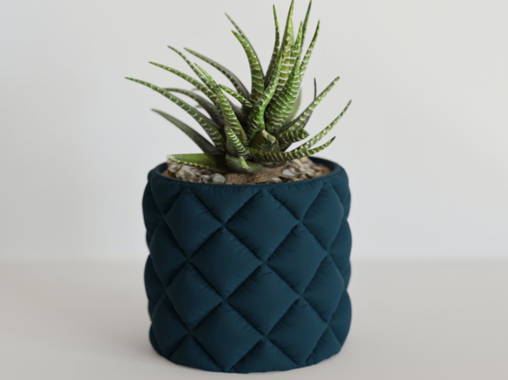 Pot effet tissu drapé