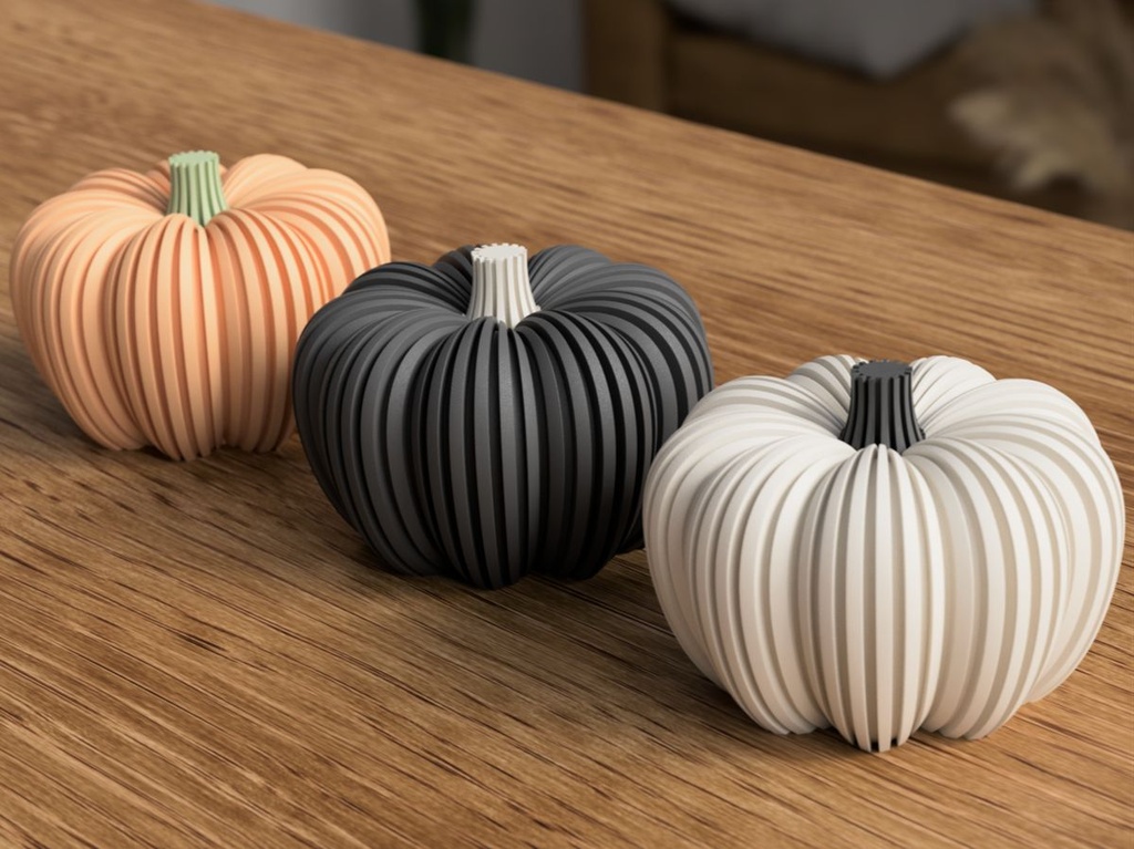 Citrouille déco Halloween bougie (Petit)
