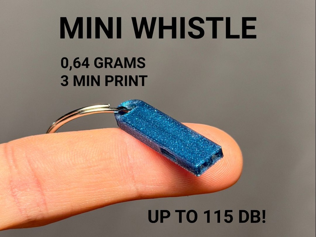 Mini sifflet de poche