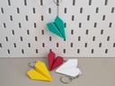 Porte-clés Avion en Papier