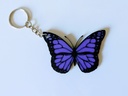 Lot de 5 Porte-clés Papillon Deux Couleurs