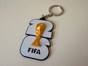 Lot de 3 Porte-clés trophée de football