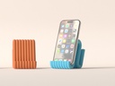 Support téléphone nervuré design