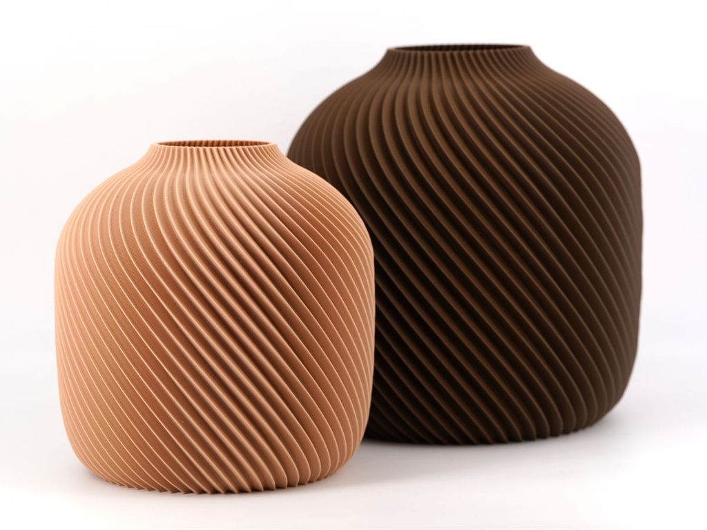 Vase Mac déco botanique chic (Gris)