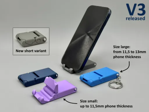 Support de smartphone miniature - concepte portes-clés